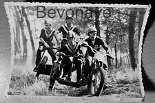 Foto AWO Simson 425 Gespanne Moto Cross 1961 Henningsdorf in der DDR  Motorrad