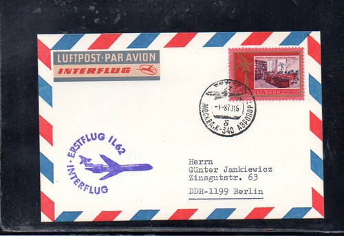 Interflug erstflug ffc - il-62,