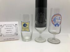 3 DDR Bierglas Rostock➡️25J.Warnowwerft➡️VEB Rostocker Brauerei, 10J.Baumechanik
