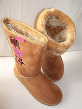 Winter Boot´s Braun / Pink Voll Gefüttert  Gr. 41  ~ weiter Schaft 41cm (NEU)