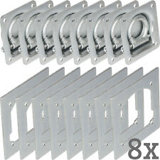 8x Zurrmulde mit Feder + Gegenplatte Zurröse Ladungssicherung Mulde Pkw Anhänger