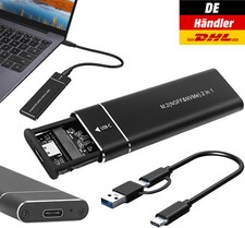 M2 SSD-Gehäuse M.2 NVMe NGFF SATA USB 3.2 Gehäuseadapter 10Gbps PCIe SSD Adapter