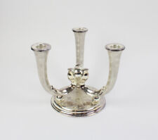 WMF Kerzenständer drei Arme versilbert Mid Century 50er (383-19I8)