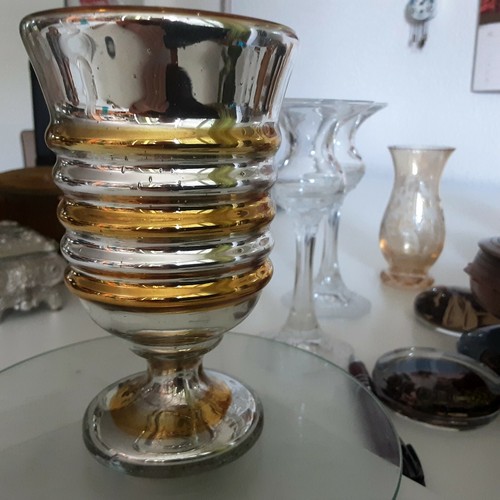Fußbecher aus bauernsilber - fußbecher,