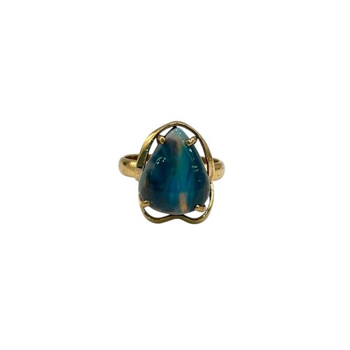 9ct yellow gold 58ct pear - gold, 2.58ct