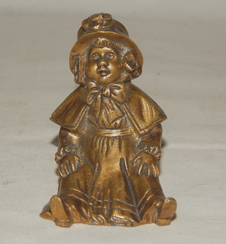 Bronze figur mädchen - mädchen, in