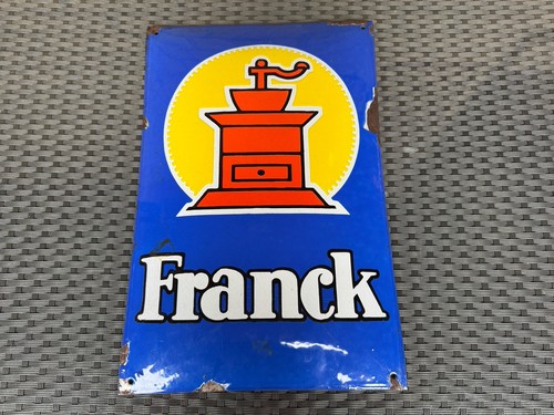 Emaille schild franck - franck, kaffee