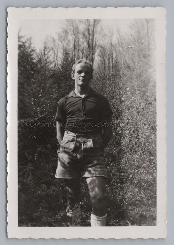 Mann lederhose altes foto - mann,
