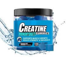 CREATIN MONOHYDRAT Gummis 120 Stück | hochdosiert 5000mg | Anabolika | Steroide