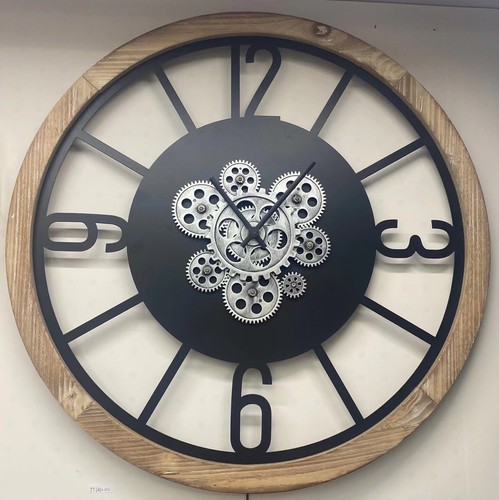 Große wanduhr mit - große,