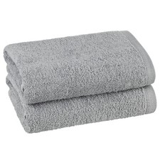 2er Set Handtuch 50x100 cm 100% Baumwolle ohne Bordüre 500g/m² P.K.-Collection