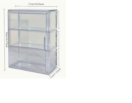 Vitrine transparent