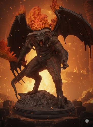 Balrog statue 34cm - statue, der