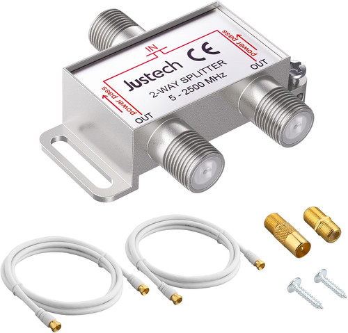 Justech sat verteiler fach - justech, 2-fach