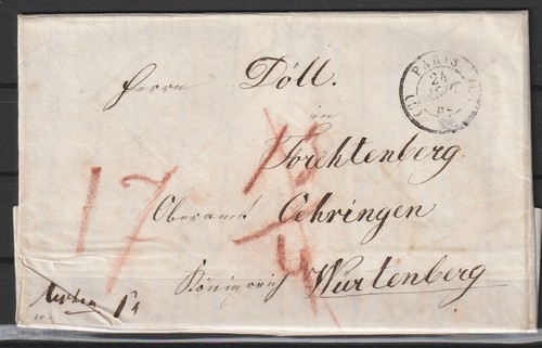 Frankreich alter brief von - brief,