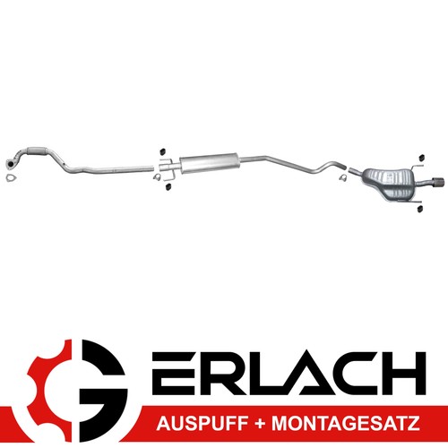 Auspuff für opel astra - auspuff, 1.6