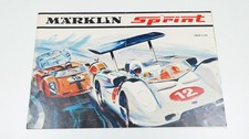 Märklin Sprint Faltblatt  Katalog 1968 1969 07 68 Rennbahn