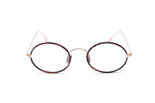 Ovale brille unisex gold und - brille,
