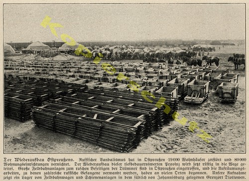 Ostpreußen armee feldbahn - armee,