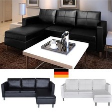Kunstleder Ecksofa 3-Sitzer
