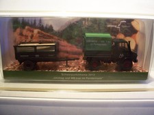 Wiking  SOMO   Unimog 1700 mit Brantner Einachs-Anhänger    -- Unimog Museum --