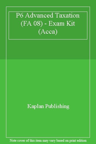 Advanced taxation - p6,