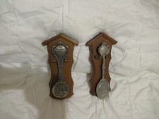 Zinn Jahreslöffel 1992 Michelangelo und 1983 Frieling Zinn Jahreslöffel (C17)