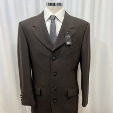 HUGO JAMES Vintage Herren Anzug 40 S W32 L31 Premier Collection Retro