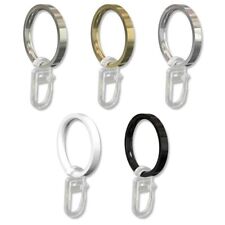 Gardinenringe Ringe mit Faltenhaken aus Metall für Gardinenstangen 20 mm Ø