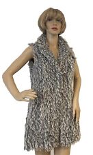 Damen Weste Kunstfell Gr.36, ashley brooke , Grau Lang Gebraucht