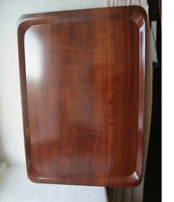 großes Tablett, Pressholz,Walnuß, 43x61 cm ,Vintage