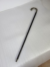 Antiker Spazierstock mit Silbergriff – Ornamentgravur – Monogramm – ca. 90 cm