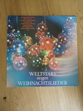 Schallplatte LP - Weltstars singen Weihnachtslieder- Eterna LP von1982