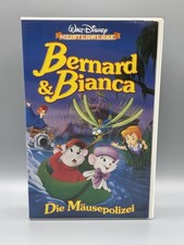 VHS Film Bernhard & Bianca Die Mäusepolizei Walt Disney Meisterwerke Retro