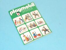 Playmobil old brochure leaflet