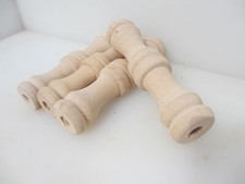 Vintage Holz gedrehte Säulen