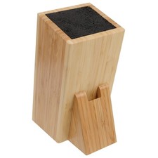 GRÄWE Messerblock Bambus universal, mit Borsten, leer, ohne Messer, unbestückt