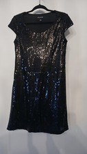 Paillettenkleid "Scarlett Nite" schwarz (N04) Größe M