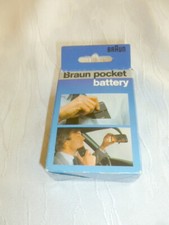 BRAUN POCKET BATTERY 5526 unbenutzt - als Ersatzteillager - BESCHREIBUNG LESEN!