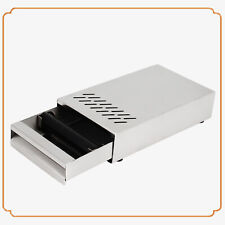 Minigröße Kaffeesatz Abklopfbehälter Knock Box Abklopfkasten Sudschublade Silber