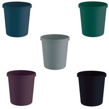 helit Papierkorb "the green german", 18 Liter, aus recyceltem Kunststoff, rund