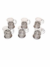 6 x Teetasse mit Glas und
