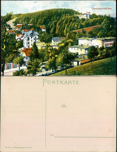 Postcard krummhübel karpacz - krummhübel,