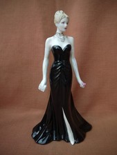 Royal worcester black - "black, gown"