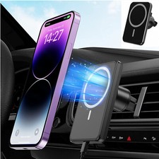 15W Auto MagSafe Wireless Charger iPhone 14 13 Pro Max Handyhalterung Ladegerät