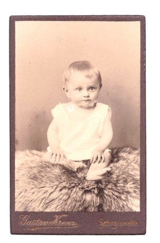 Cdv foto 1900 - cdv, kleinkind