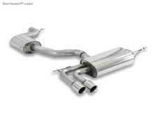 Milltek Sportauspuffanlage ab Kat VW Golf 5 1.4l + GTI 2x80mm doppelwandig