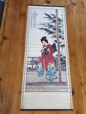 2 Stück Asiatische Rollbilder