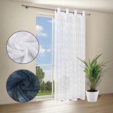 Ösenschal transparent mit