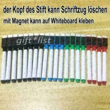 20 Stk Whiteboardmarker Flipchart magnet Marker Magnettafel Stifte abwischbar